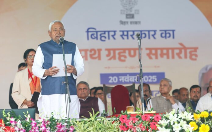 Nitish Kumar Sworn In as Bihar Chief Minister for Record 10th Time