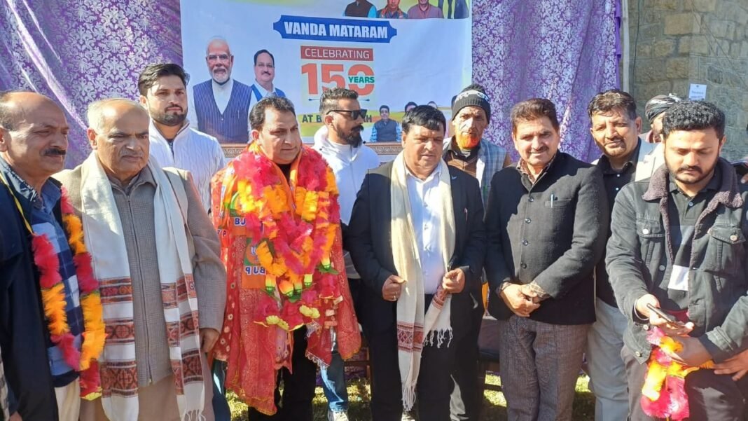 Sanjay Manhas Joins BJP in Bhaderwah, Inspired by PM Modi’s Vision of Viksit Bharat