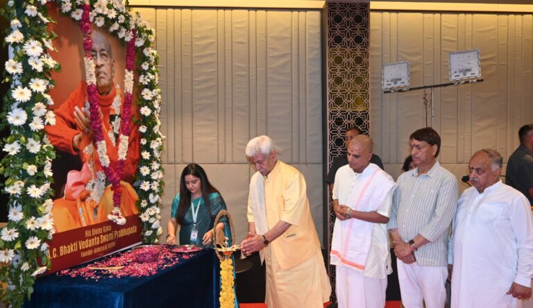 LG Sinha Lays Foundation Stone Of Akshaya Patra’s Centralised Mid-Day Meal Kitchen In Katra