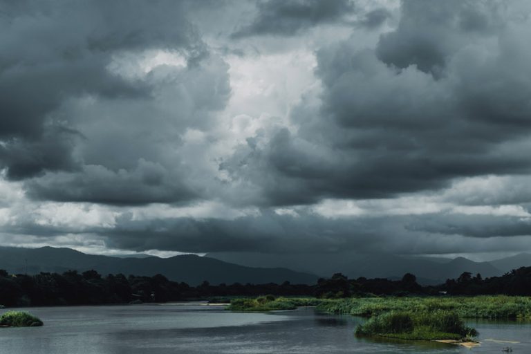 Monsoon clouds over Darjeeling in North Bengal