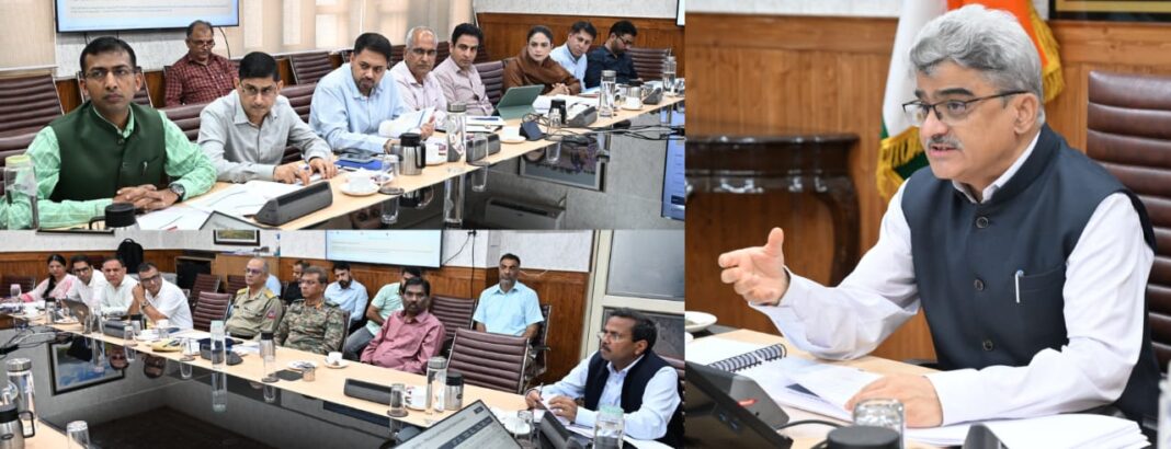 CS reviews nearly ₹40,000 Cr Highway & Tunnel projects across J&K Directs swift resolution of bottlenecks and time-bound completion